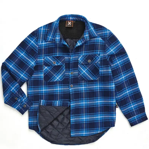 Picture of Winning Spirit, Unisex Quilted Flannel Jacket